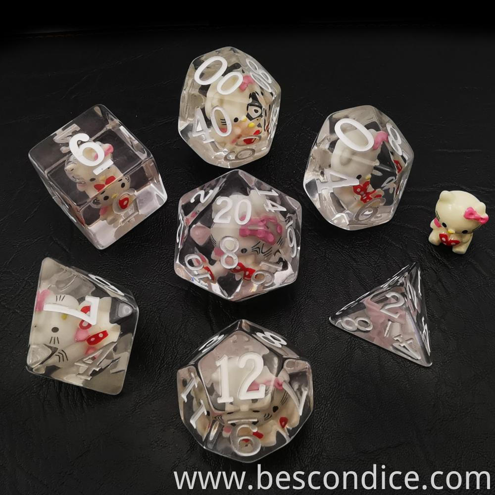 Hellokitty Animal Games Rpg Dice Set 1